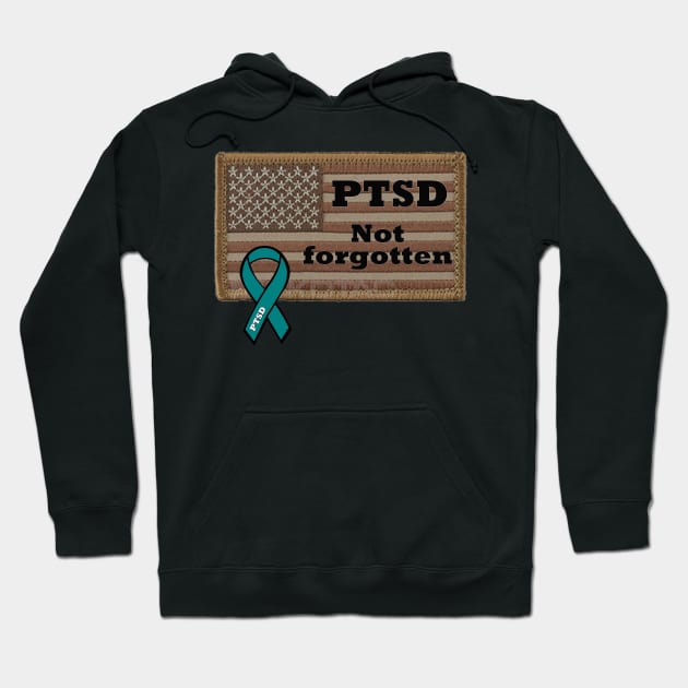 PTSD Not Forgotten Hoodie by outrigger